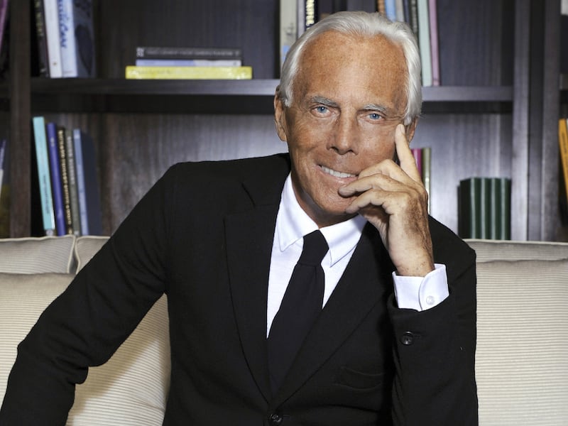 Giorgio Armani is bringing his One Night Only show to Dubai this week. Photo: Stefano Guindani