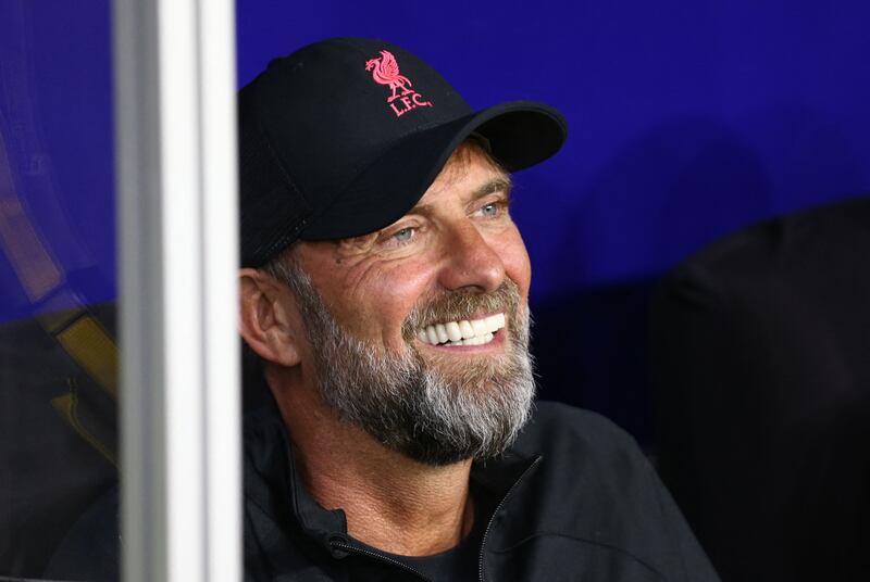 Liverpool manager Jurgen Klopp watches the action. Reuters