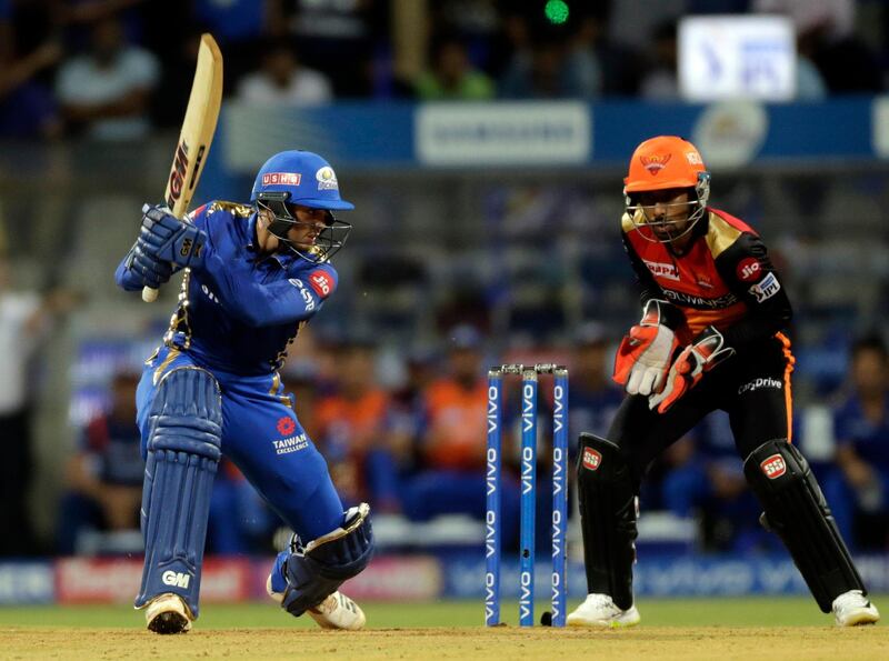 Quinton de Kock (Mumbai Indians, opener): The South African wicketkeeper/opener has scored 500 runs this season, and is the only player from both sides to find his name in the top 10 run-scorers. He has four fifties and is one of the best batsmen in limited-overs cricket. Expect him to end the season on a high with another strong performance at the top of the order. Rajanish Kakade / AP Photo