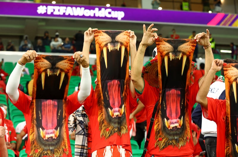 Morocco fans are preparing for the Atlas Lions' quarter-final against Portugal. Reuters