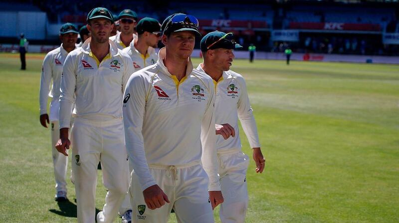 The Australian cricket team was engulfed by a cheating scandal this year. Marco Longari / AFP