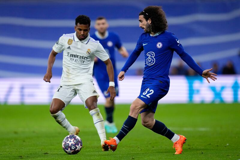 SUBS: Marc Cucurella (Koulibaly, 55) - 6. Impeded illegally by Militao when he looked to run through a play a cross into the box late in the game. Played a dangerous cross into the area that led to Mount’s late chance. AP 