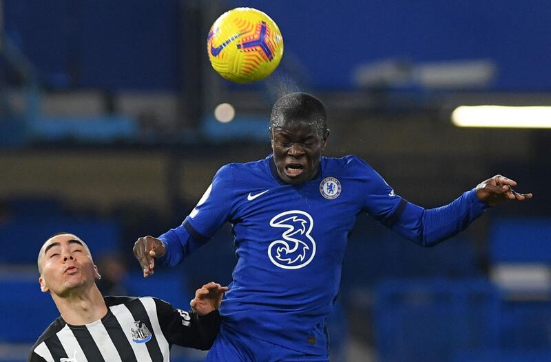 N’golo Kante – (On for Mount 70’) 6: Slotted into midfield with no problems. AFP