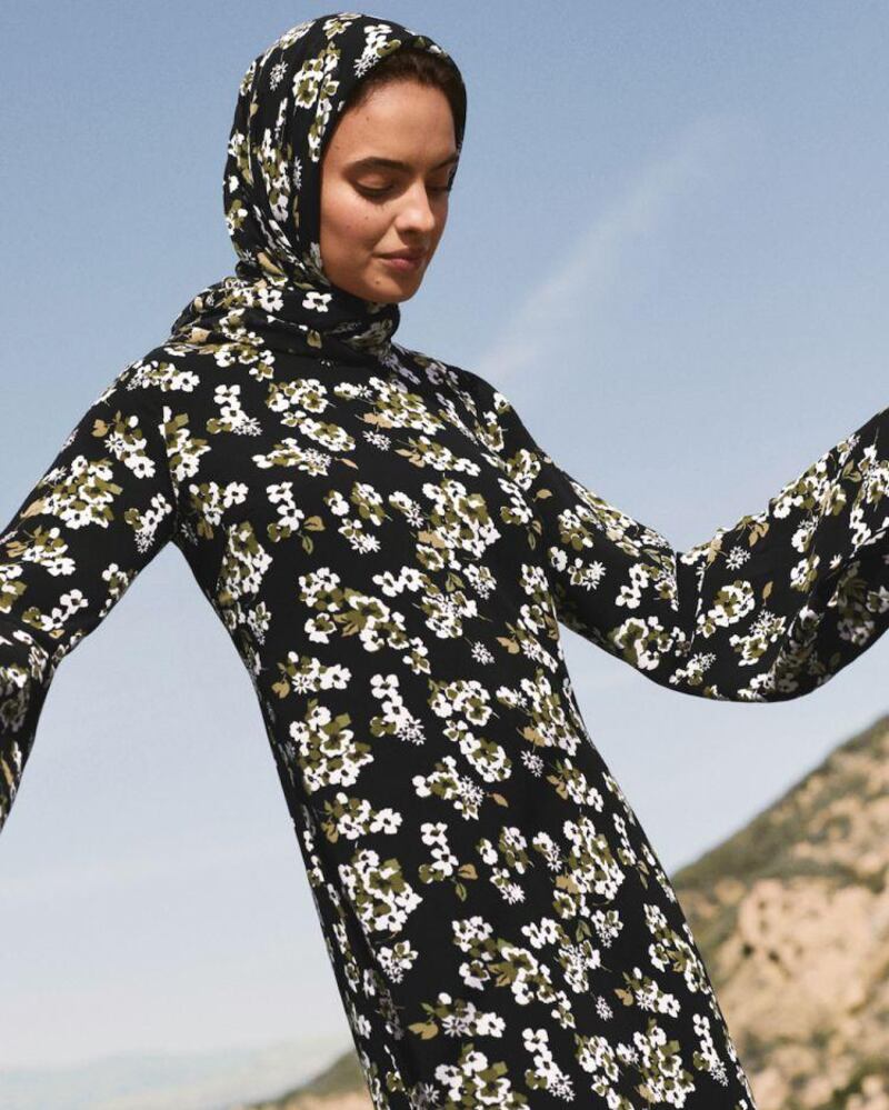 Michael Kors' hijab is part of the label's Middle East collection. Courtesy Michael Kors