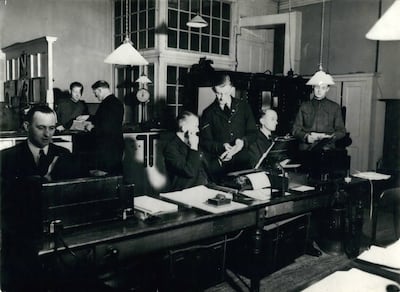 The Telegraph Room of Buckingham Palace Post Office. Shutterstock