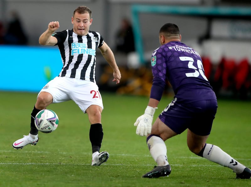 Ryan Fraser - 5: Agonisingly close to getting on the end of Longstaff cross in a first half. But the former Bournemouth man was wasteful in possession and poor with final ball in key moments. Couldn’t get on end of excellent Longstaff ball just after break. Denied goal by magnificent Brandon Cooper tackle. AP