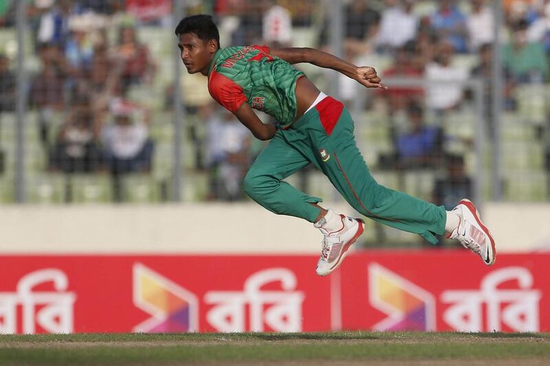 Mustafizur Rahman is Bangladesh's premier pacer. AP