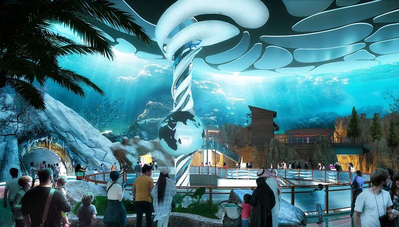 It's set to be home to the region's largest multi-species aquarium