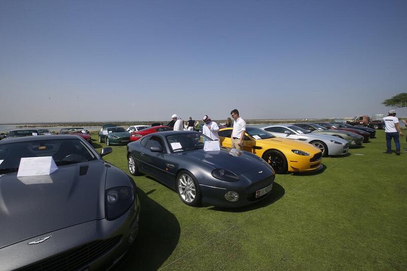 This weekend saw the first Concours of Aston Martin Cars at Yas Links Golf Club on Yas Island.