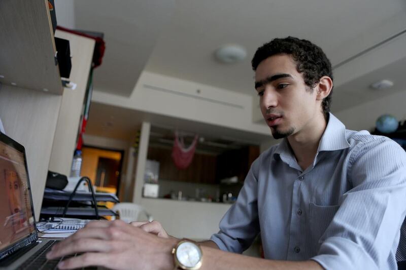 Mohamed Amine Belarbi is the co-founder Gulf Elite, an online magazine that caters to the young and aspiring in the Middle East. Sammy Dallal / The National