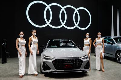 The RS7 Sportback gets its unveiling at the Thailand Motor show. EPA