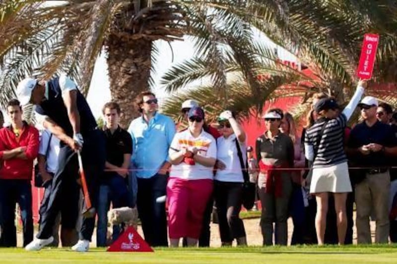 700 volunteers are working behind the scenes at the Abu Dhabi Golf Championship. Christopher Pike / The National