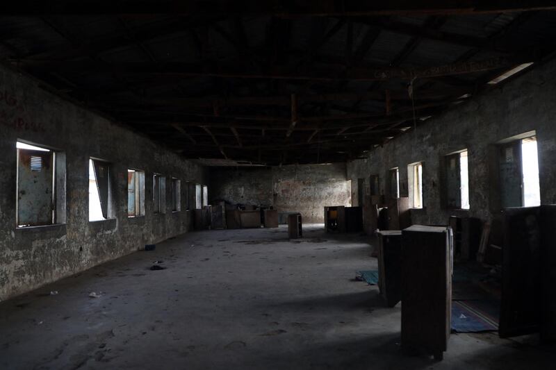 An empty dormitory inside the Government Science College, in Kagara, where gunmen kidnapped 42 people. The kidnappers fled to nearby forest with their captives. AFP