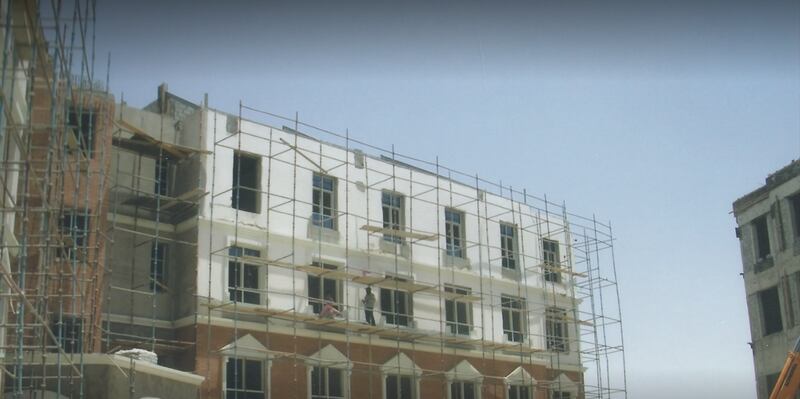 Repton Dubai during its construction phase. Photo: Repton Dubai