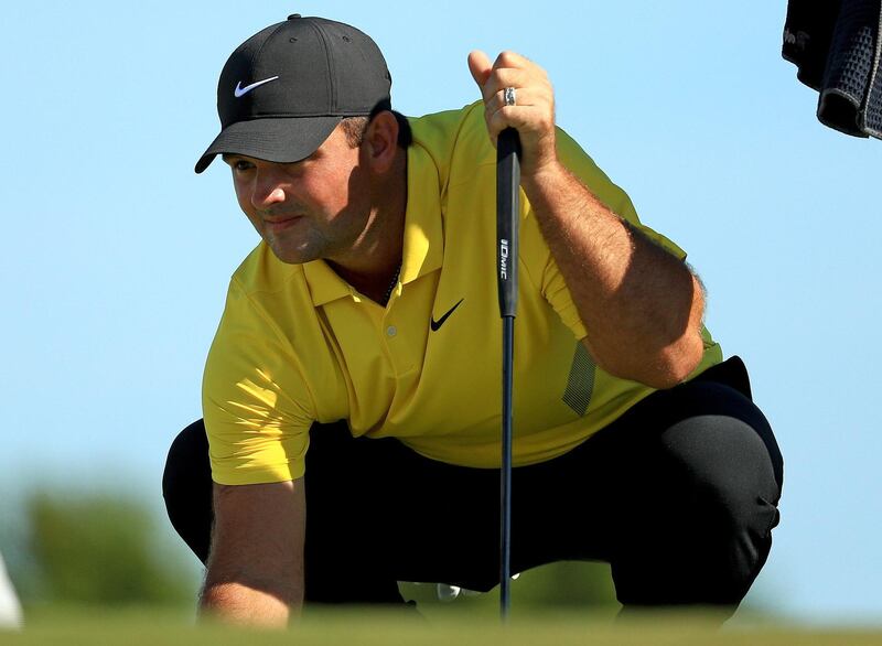 NASSAU, BAHAMAS - DECEMBER 06: Patrick Reed of the United States lines up a putt on the third hole during the third round of the Hero World Challenge on December 06, 2019 in Nassau, Bahamas.   Mike Ehrmann/Getty Images/AFP
== FOR NEWSPAPERS, INTERNET, TELCOS & TELEVISION USE ONLY ==
