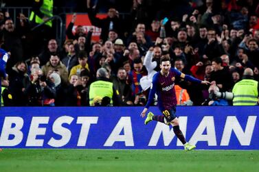 Lionel Messi's goals have again been key to Barcelona's success. Getty