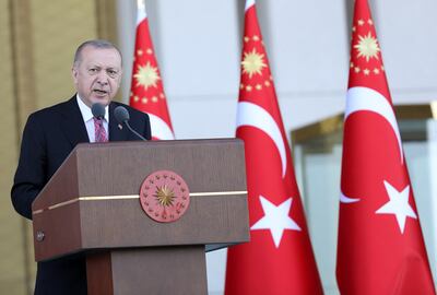 Turkish President Recep Tayyip Erdogan is seeking a trade-off with the US. AFP