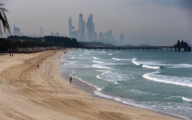 It will be breezy along the coast today. Marwan Naamani / AFP