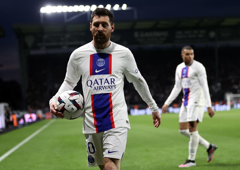 Lionel Messi is set to leave PSG this summer after being suspended by the club for taking an unauthorised trip to Saudi Arabia. EPA