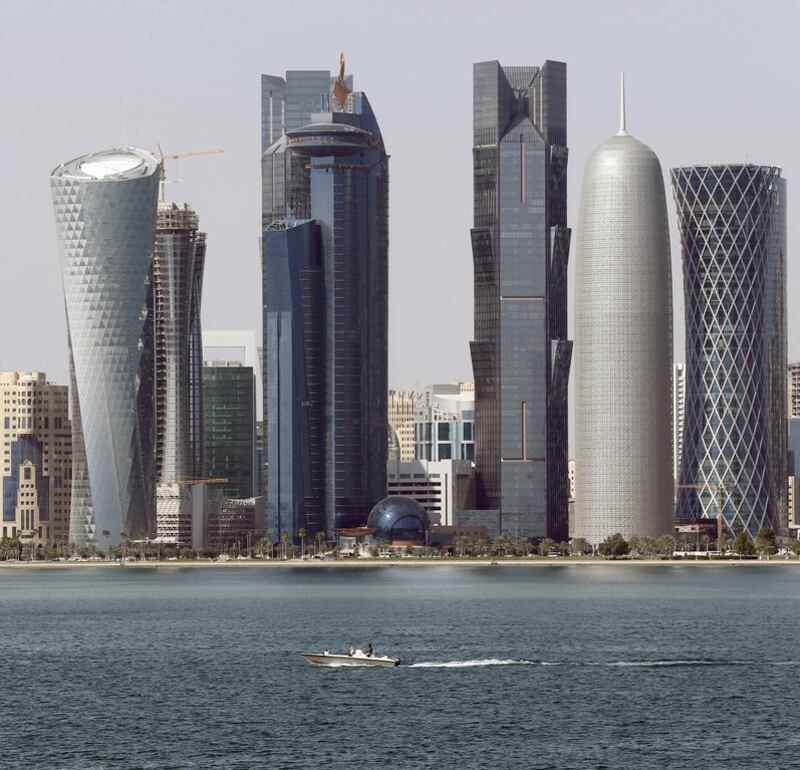 DOHA, QATAR: a two-bedroom apartment in prime locations such as Pearl Quarter, West Bay or Diplomatic areas of up to 1,200 square feet. Karim Sahib / AFP