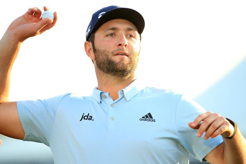 Jon Rahm of Spain during day three of the DP World Tour Championship Dubai. Getty Images