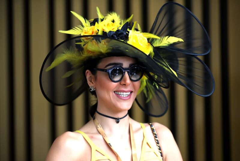 It's all smiles at the races. Getty Images