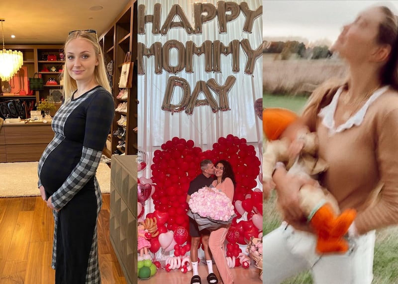 Sophie Turner, Huda Kattan and Gigi Hadid were among the stars to celebrate Mother's Day. Courtesy Instagram 