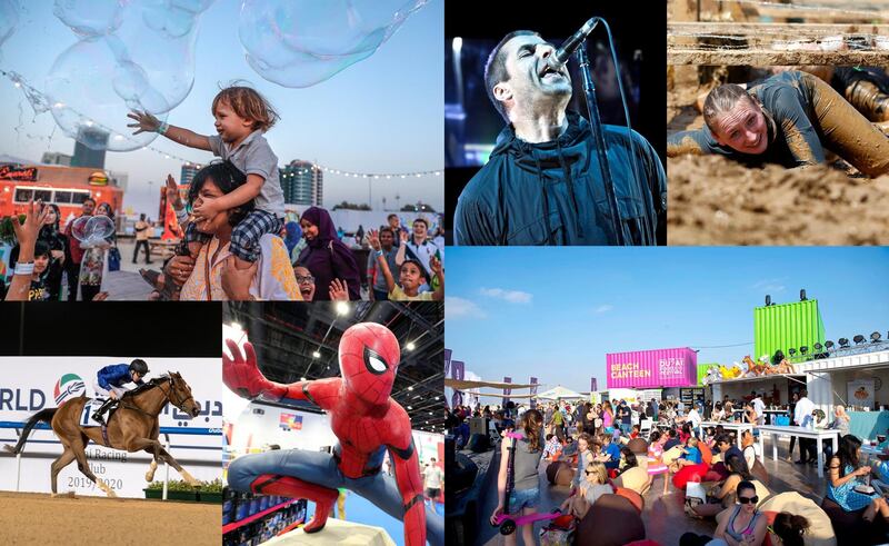 There is plenty to keep you busy across the UAE this March