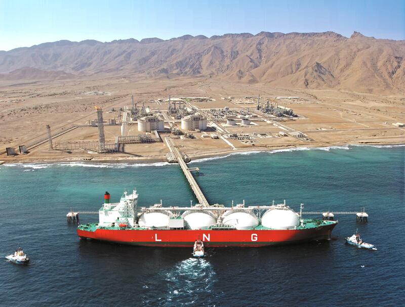 Oman's LNG production increased to a record 10.6 million tonnes in 2021. Photo: Oman News Agency