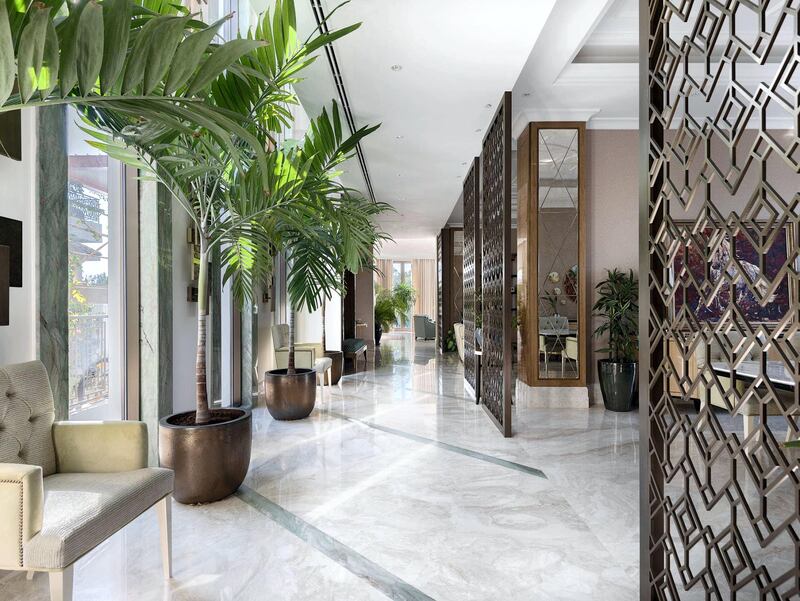 The property has marble flooring throughout. Courtesy Luxhabitat Sotheby's International Realty