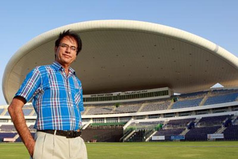 ABU DHABI - 02AUG2011 - Shahnawaz Hakim Yousuf, domestic cricket co-ordinator at Zayed Cricket Stadium in Abu Dhabi. Ravindranath K / The National