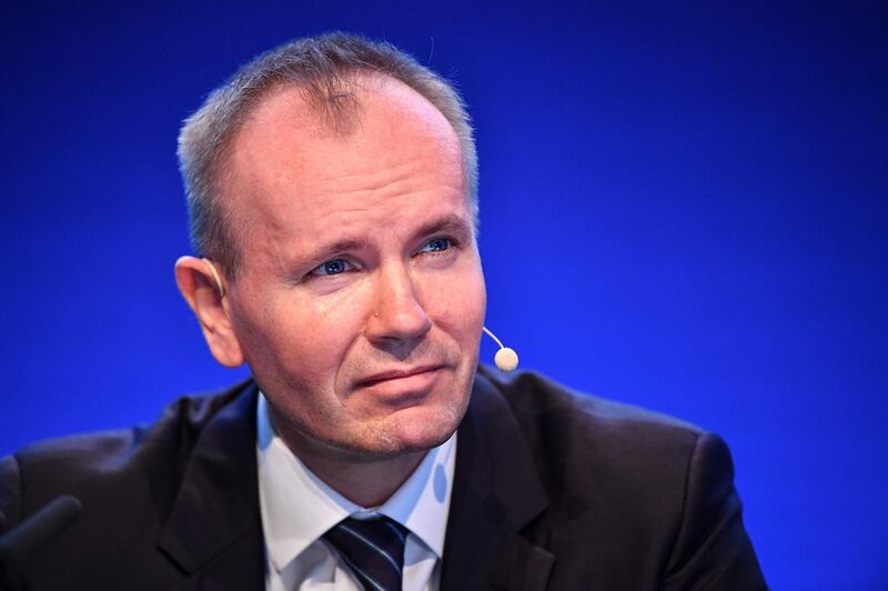 epa08503167 (FILE) - Then CEO of Wirecard, Markus Braun looks on at the Wirecard annual shareholders meeting in Munich, Germany, 18 June 2019 (reissued 23 June 2020). According to reports on 23 June 2020, former Wirecard CEO  Markus Braun has been arrested by Munich state prosecutors as part of investigations to the German payment processor after it admitted the estimated two billion euros it claimed to have in its balance sheet do not exist.  EPA/PHILIPP GUELLAND *** Local Caption *** 56083313