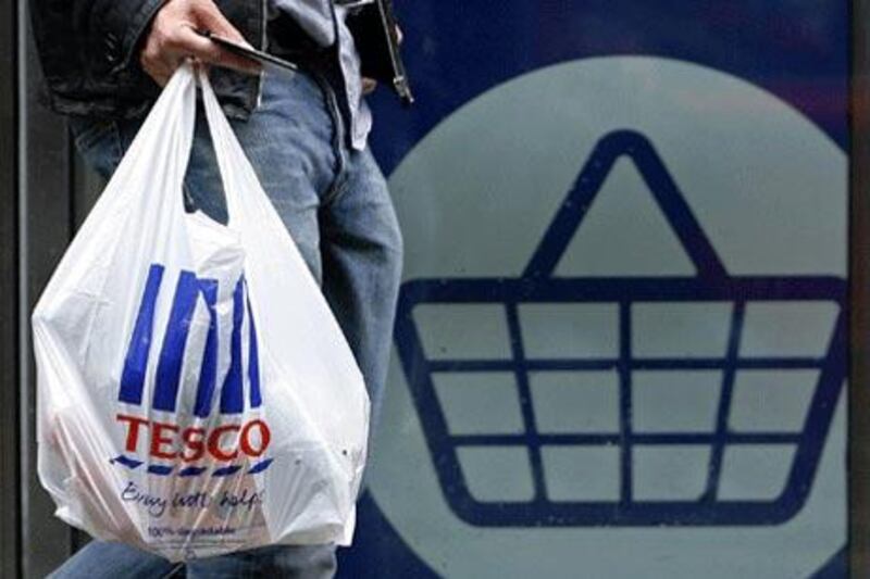 Tesco reported a rise of nearly 9 per cent in group sales in the 13 weeks to November due to a strong performance from outside the UK.