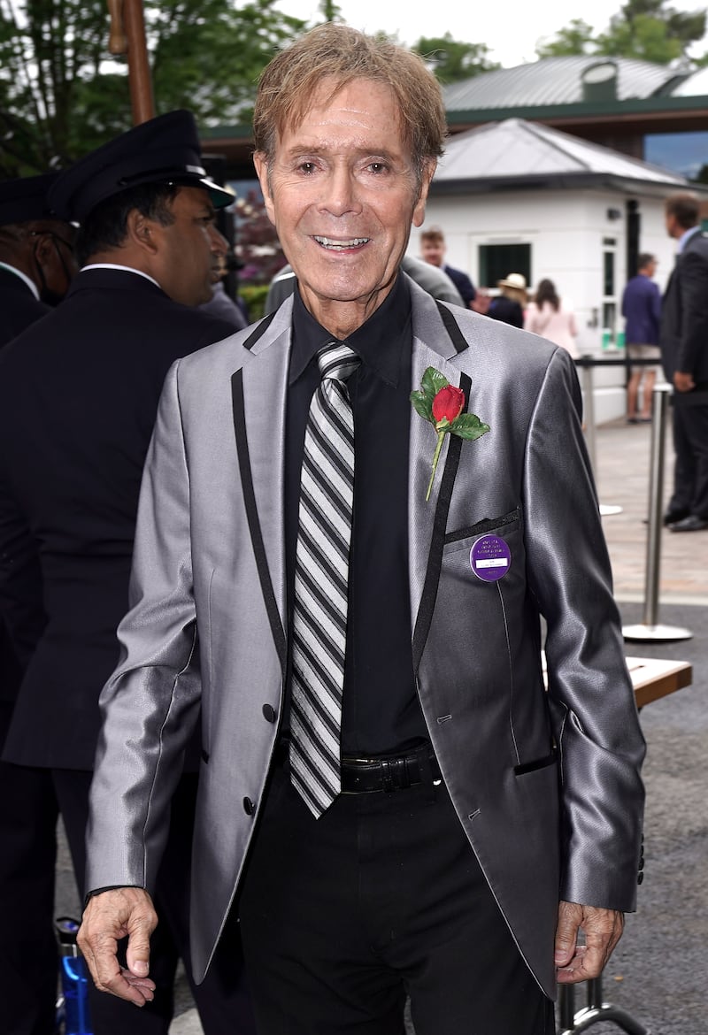 Sir Cliff Richard arrives at Wimbledon 2022, joining crowds who are back for the first time since the Covid-19 pandemic began. We round up other famous faces spotted at the tournament. PA