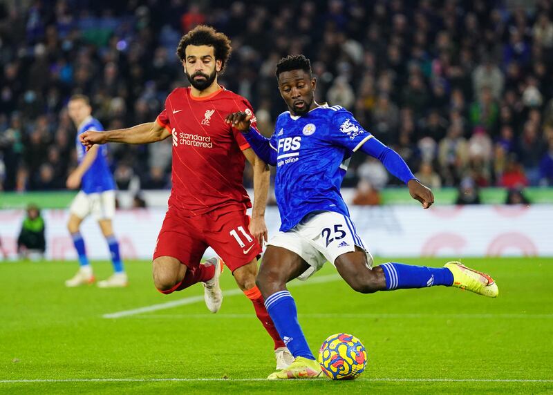 Leicester City's Wilfred Ndidi will play for Nigeria. PA