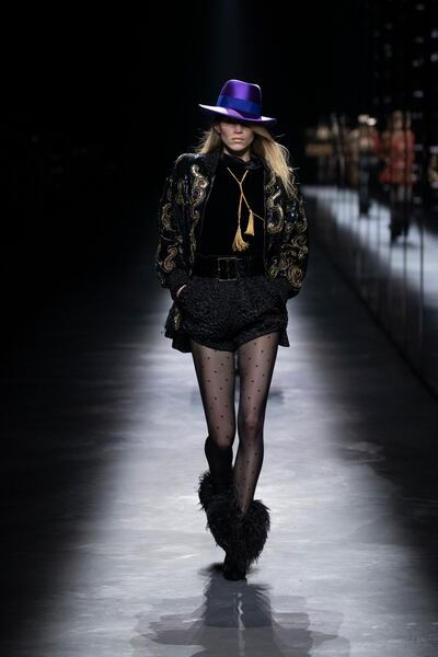 Saint Laurent autumn / winter 2019 at Paris Fashion Week. Getty