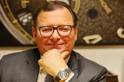 Patek Philippe president Thierry Stern at the Watches and Wonders exhibition in Geneva, Switzerland. Reuters