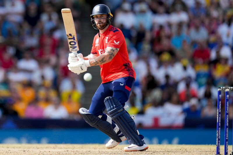 England's Phil Salt hit a 106m six against Australia at the T20 World Cup. AP