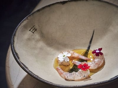 Raw shrimps in burnt brown butter. Photo: Smoked Room