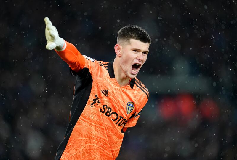 LEEDS RATINGS: Illan Meslier: 6 - The goalkeeper had little to do, but was decisive in his punching in the box to clear crosses. He made one big save to stop a Benteke flick that wrong-footed the 21-year-old, who did well to stop the ball creeping in past him. PA