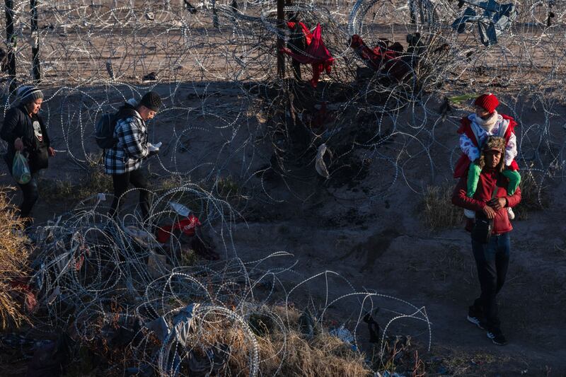 A record number of migrants – the majority of them fleeing poverty, violence and political persecution in Central and South America – have been arriving at the border with Mexico. Bloomberg