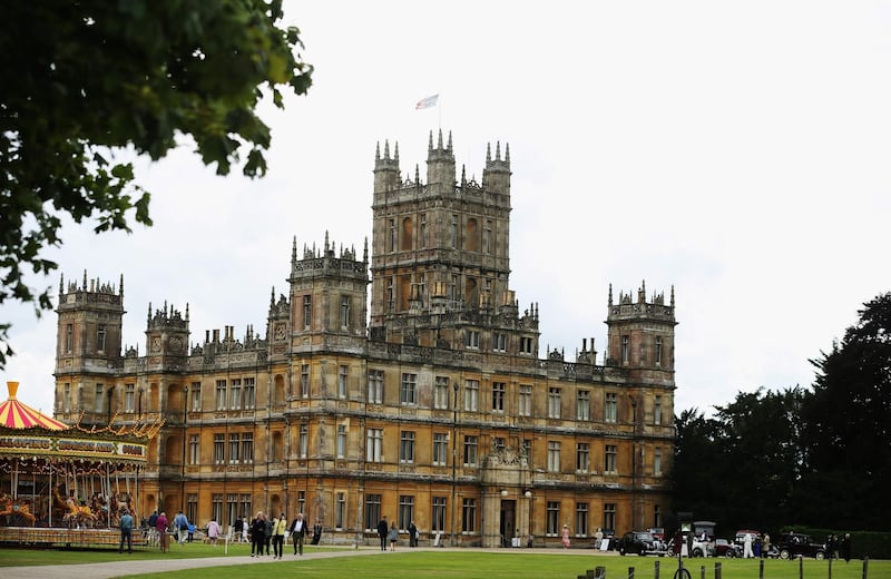 Highclere Castle is the main set location of the British television series Downton Abbey, which has been turned into a film, and will premiere on September 9 in London. AFP