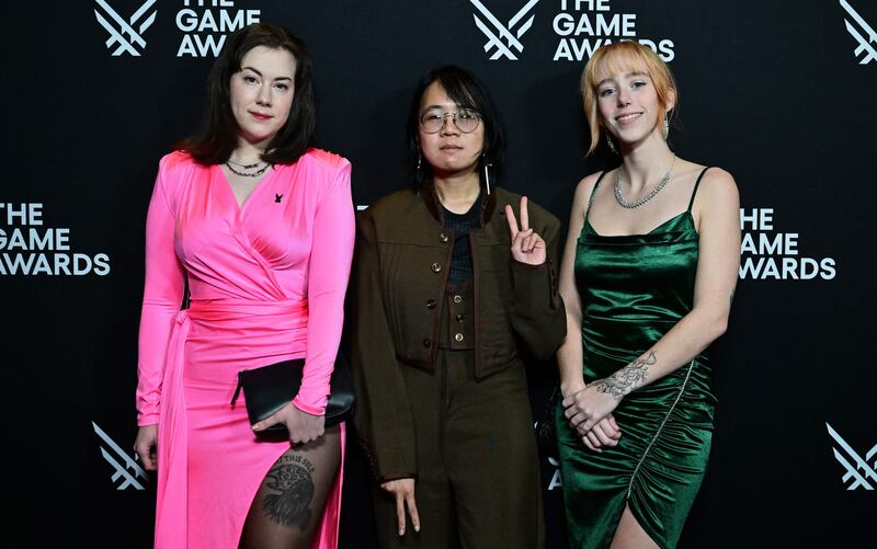 Kristen Yoon, Jessica Chang and Morgan Jones. AFP
