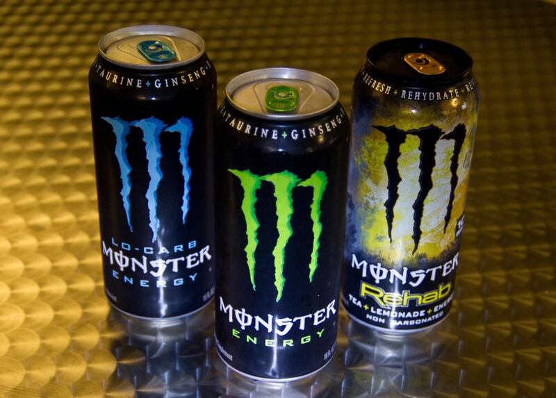 Agthia signed an agreement in August with California’s Monster Beverage to distribute its range of energy drinks in the UAE. AFP PHOTO / Karen Bleier