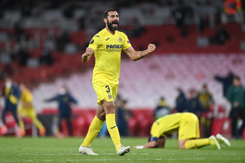 Raul Albiol 7 - Alert to the danger as the Spanish centre-back looked to deal with Arsenal threats quickly and got in the way of a number of balls which asked questions of the Villarreal defence. Getty Images