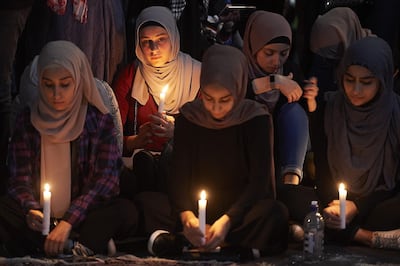 MELBOURNE, AUSTRALIA - MARCH 16: A Candelit Prayer is held outside the State Library of Victoria. 49 people are confirmed dead, with with 36 injured still in hospital following shooting attacks on two mosques in Christchurch on Friday, 15 March. 41 of the victims were killed at Al Noor mosque on Deans Avenue and seven died at Linwood mosque. Another victim died later in Christchurch hospital. A 28-year-old Australian-born man, Brenton Tarrant, appeared in Christchurch District Court on Saturday charged with murder. The attack is the worst mass shooting in New Zealand's history. (Photo by Jaimi Chisholm/Getty Images)