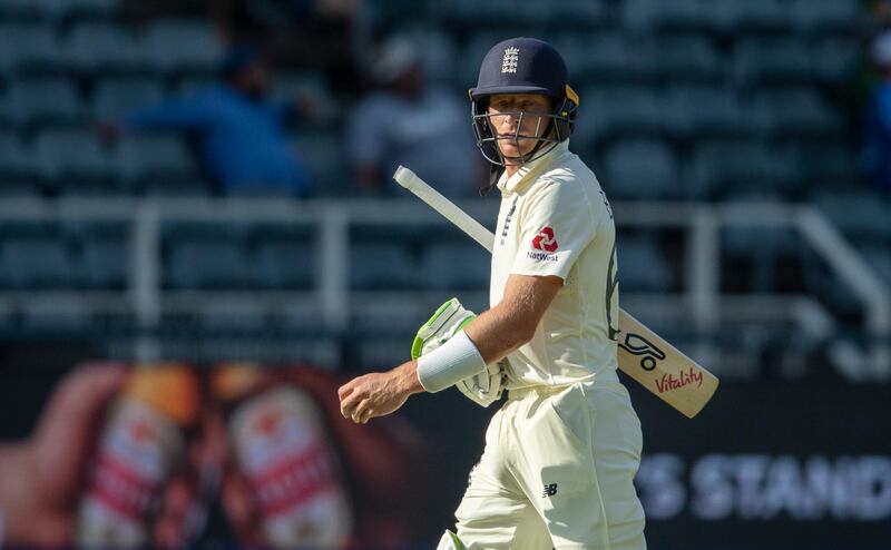 England batsman Jos Buttler after dismissed by South Africa bowler Anrich Nortje. AP