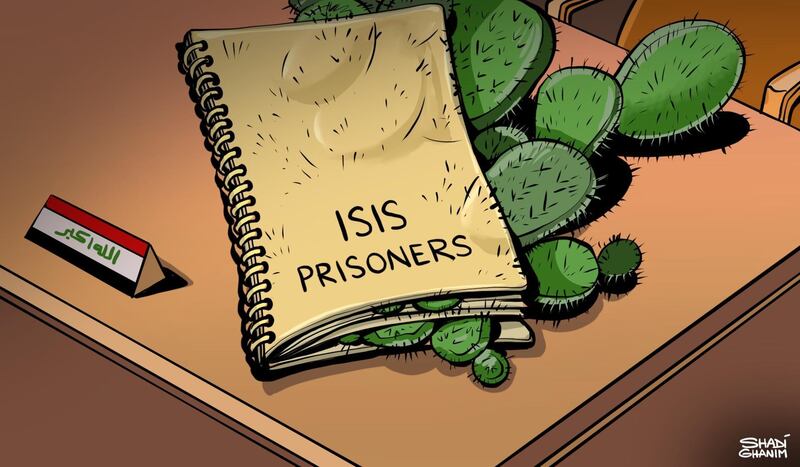 Our cartoonist Shadi Ghanim's take on the threat a resurgent ISIS poses to the region.