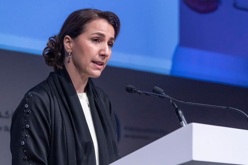 Mariam Almheiri, Minister of Climate Change and Environment, said the journey to diversifying away from oil and gas will take huge amounts of money and great political will. Antonie Robertson / The National