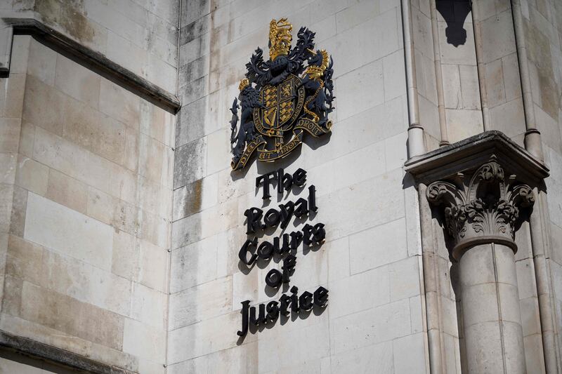 A picture shows the Royal Courts of Justice (High Court) in London on July 29, 2022. AFP